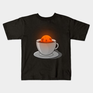 Sunset Tea Kids T-Shirt